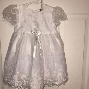 Toddler Girl’s Sheer Embellished Dress